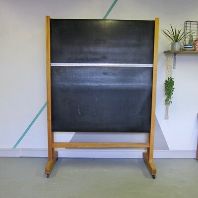 Vintage School Blackboard Revolving Chalkboard Menu Board Event