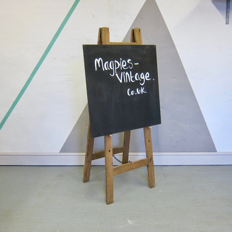 Vintage Blackboard Easel Stand Menu Board Wedding Display Event