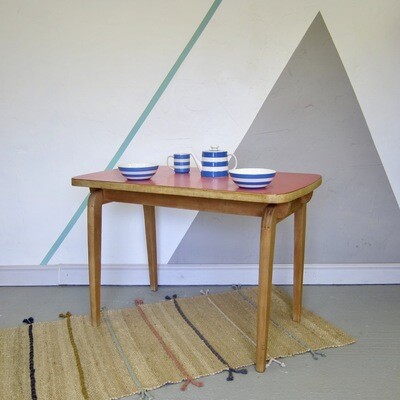 Mid Century Formica Table Office Desk