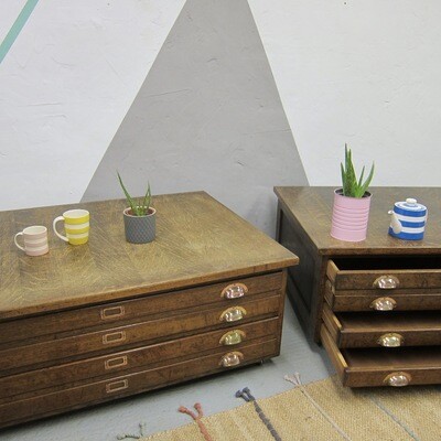 Architects Plan Chest Drawers Coffee Table Industrial Architects Plan Chest Drawers Coffee Table Industrial