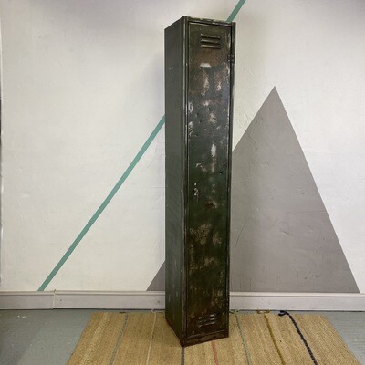 Vintage Industrial Metal Locker Storage Cupboard