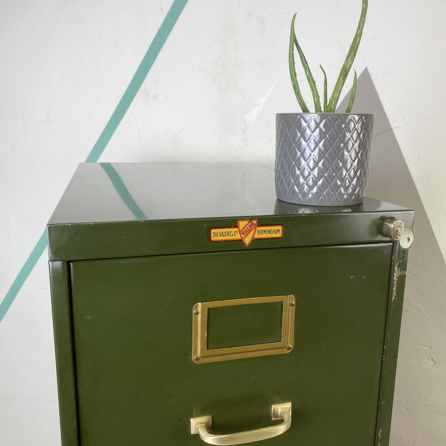 Mid Century Valor Filing Cabinet Industrial Storage