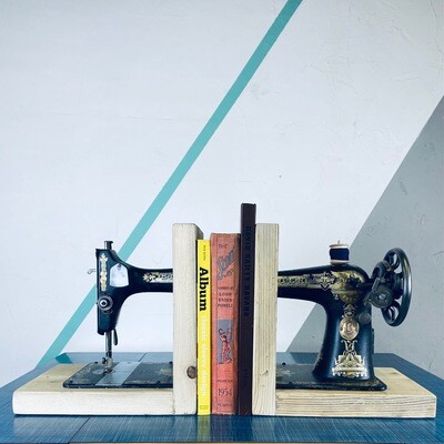 Up-Cycled Singer Machine Book End