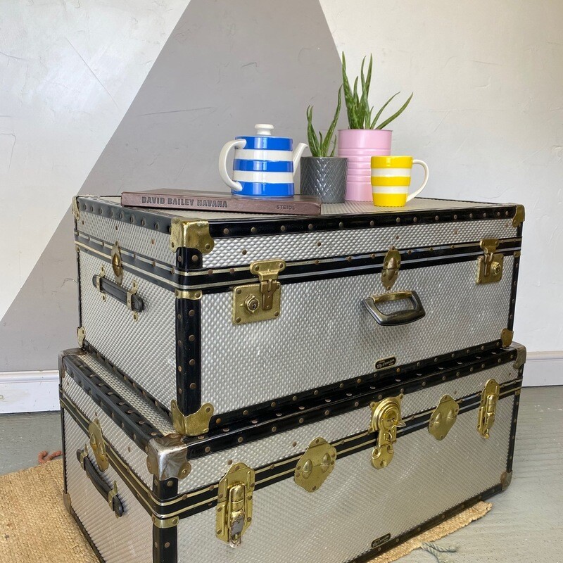 Vintage Mossman Trunks Chest Storage Coffee Table