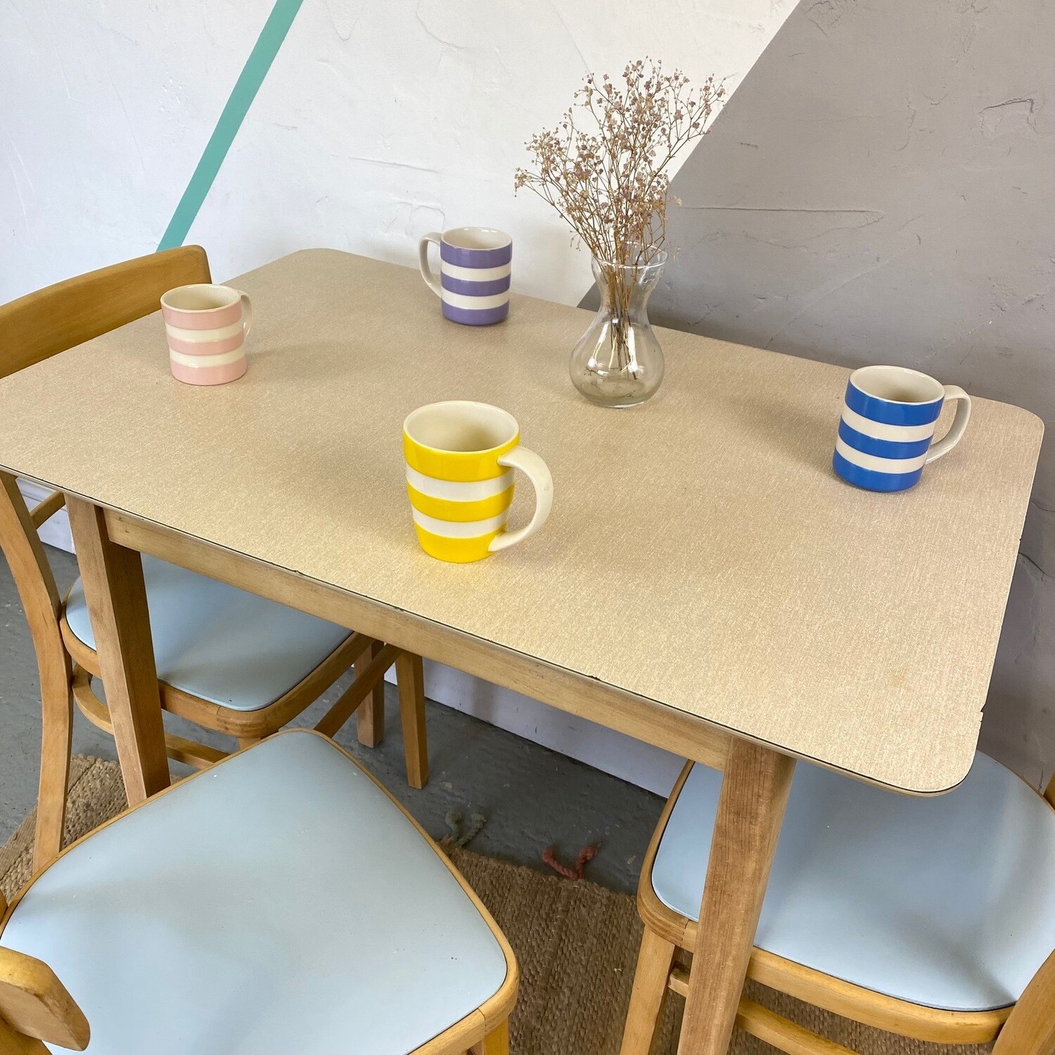 Vintage Mid Century Formica Table Desk