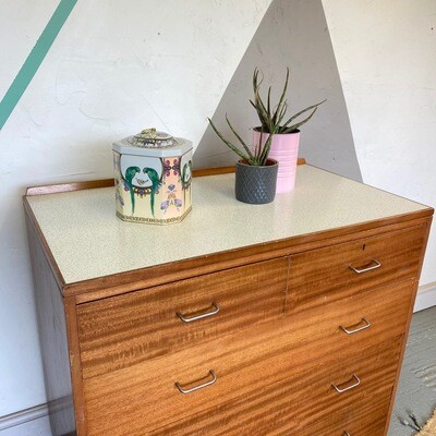 Vintage Mid Century Remploy Formica Storage Drawers