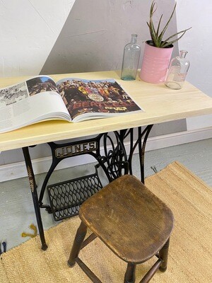 Vintage Jones Table Industrial Pine Reclaimed Scaffold Sideboard Desk