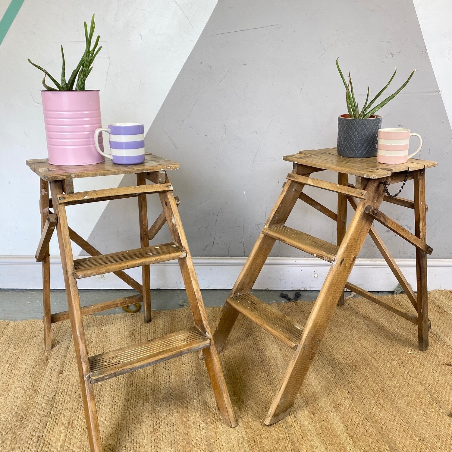 Farmhouse step ladder deals