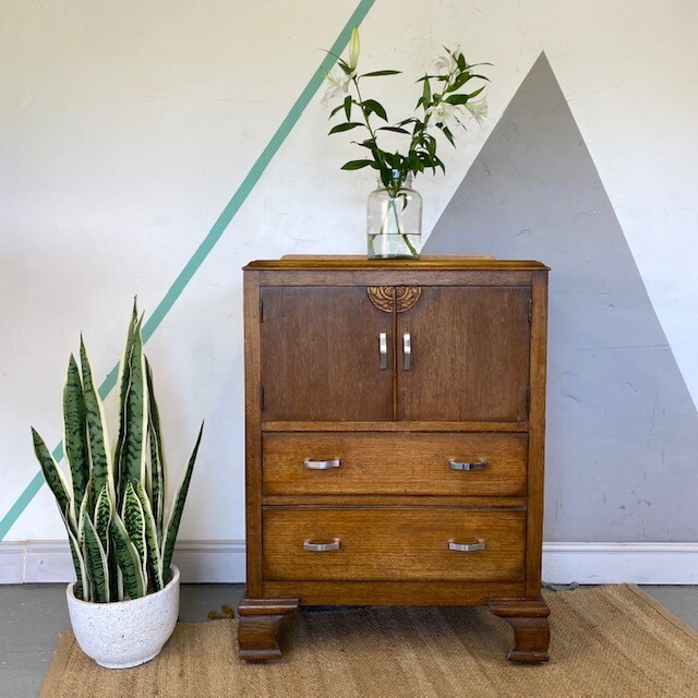 1930s Art Deco Storage Cupboard