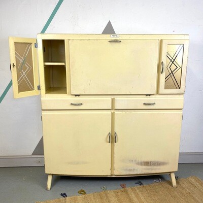 Mid Century Vintage 1950s Kitchen Larder Cupboard Storage