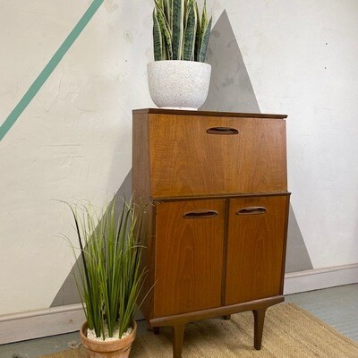 Mid Century Vintage Drinks Cabinet Cocktail Storage Sideboard