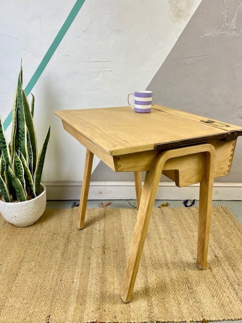 Vintage Ercol School Desk Mid Century Kids Home Work