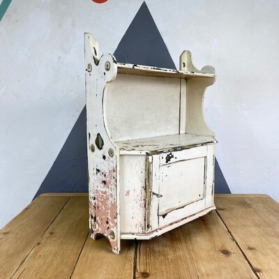 Vintage white Vanity Cupboard Storage Bathroom Wall