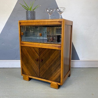 1930s Vintage Drinks Cabinet Cocktail Storage