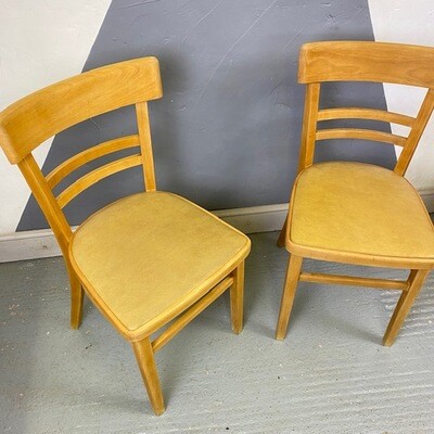 1960s Mustard Kitchen Dining Chairs Vintage Ben Chair Kitsch