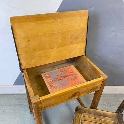 ​Vintage School Desk Chair Mid Century Home Office