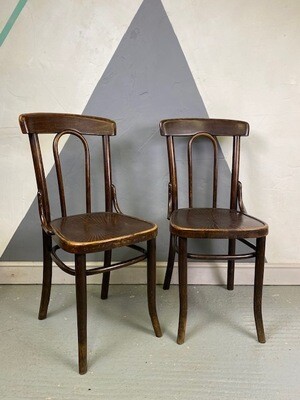 Vintage Bentwood Chair Thonet 1920s Patterned Seat