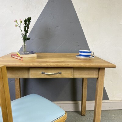 Vintage Wooden Pine Table Kitchen Dining Vintage 1960s