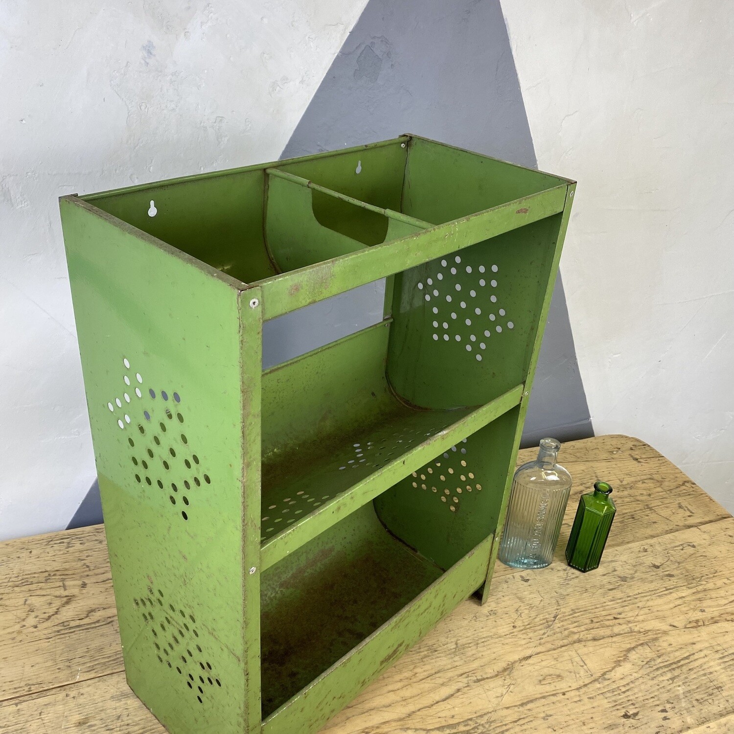 Industrial Mid Century Kitchen Tala Veg Rack Green