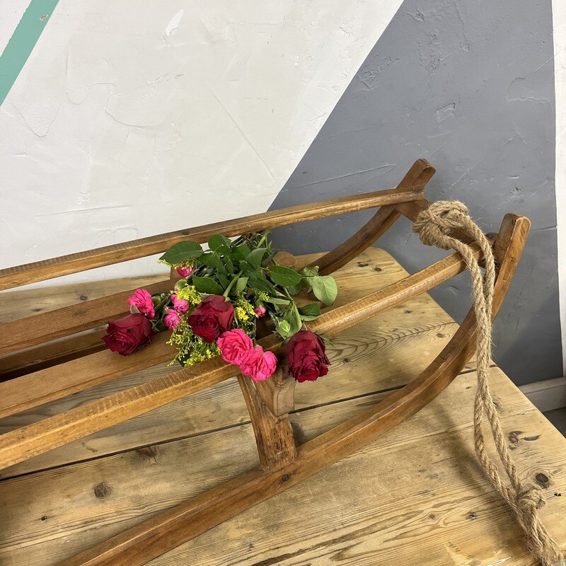 ​Traditional Sledge Antique Vintage Wooden Christmas  Snow