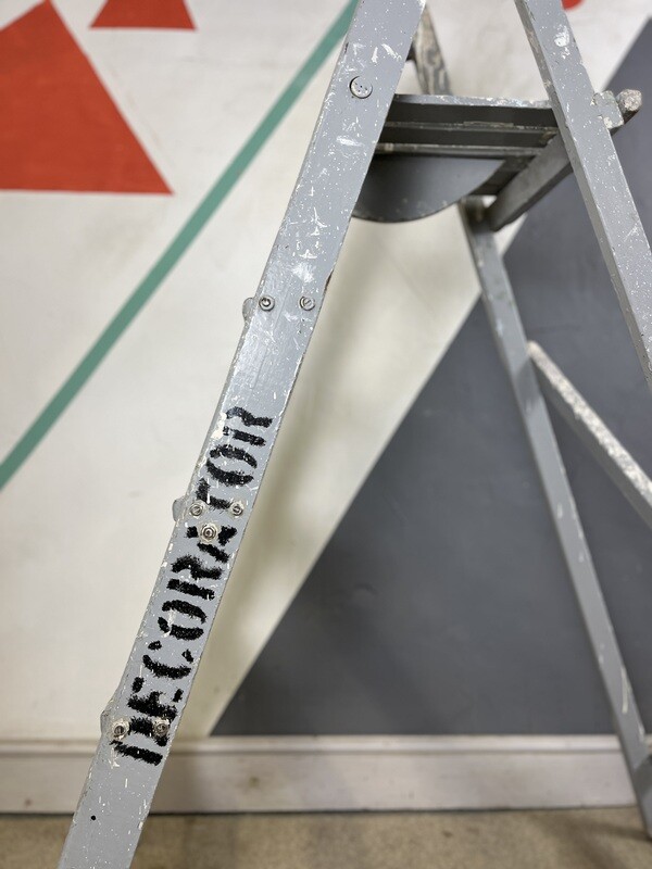 ​Painted Vintage wooden Step Ladder