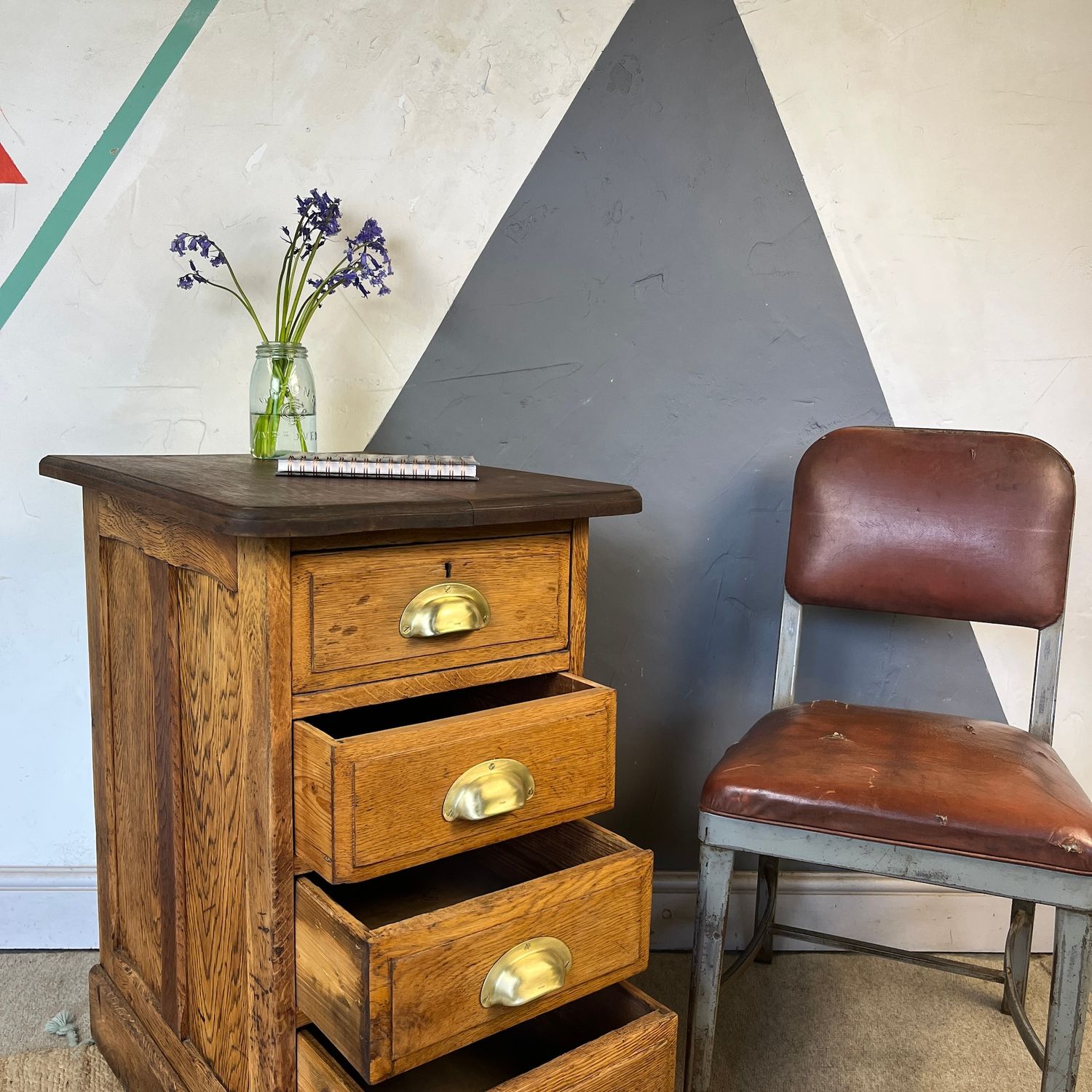 ​Mid Century Oak Drawers
