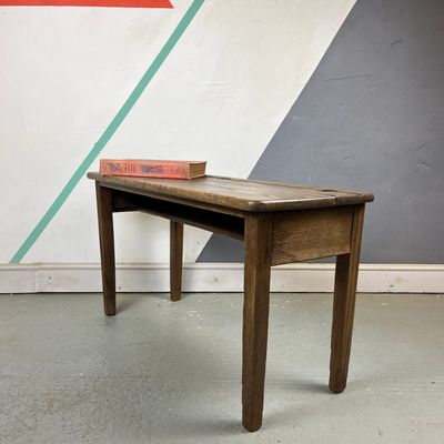 ​Antique Oak Desk School Kids Childs Media TV Stand
