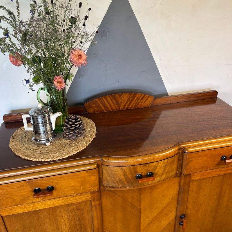 1930s Art Deco Sideboard Storage Cupboard