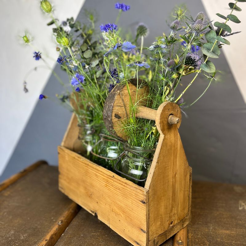 Rustic Pine Wavers Trug