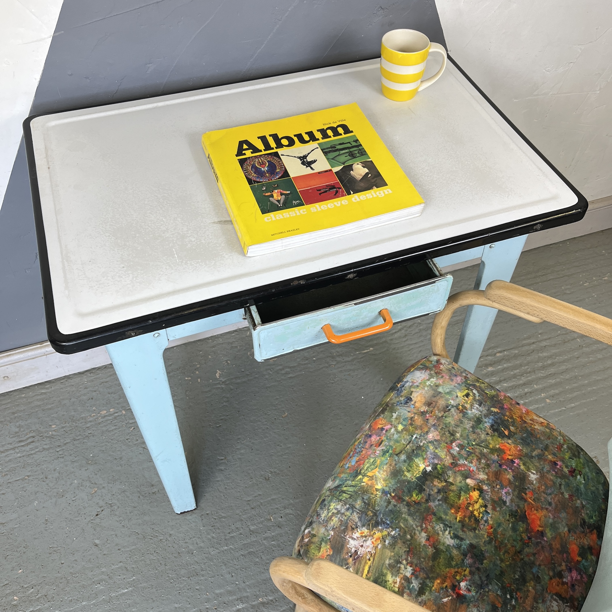 Victorian Enamel Table