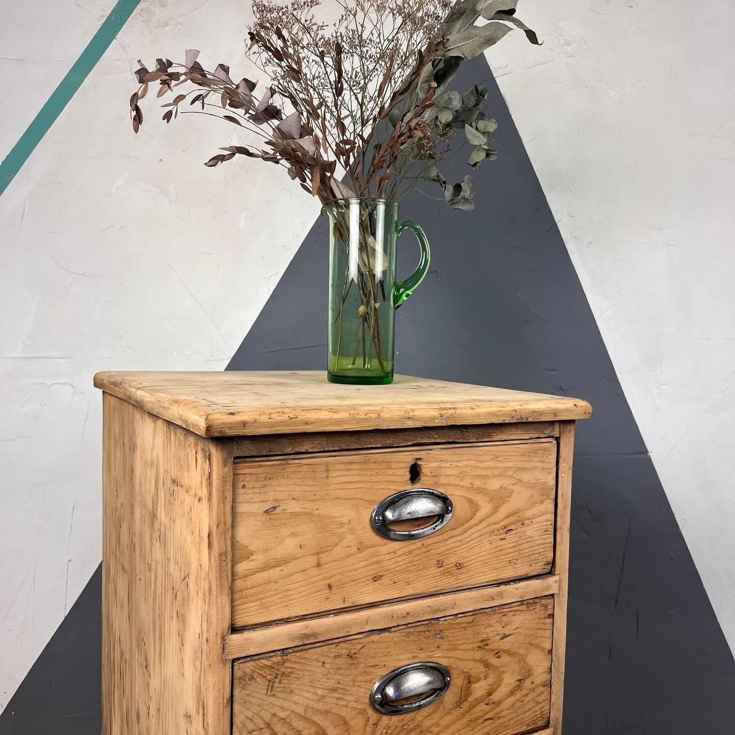 Antique Victorian Drawers Pine Storage