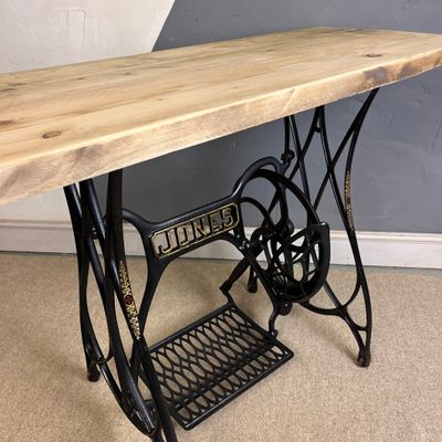 Vintage Jones Industrial Table Reclaimed Pine Sideboard Desk