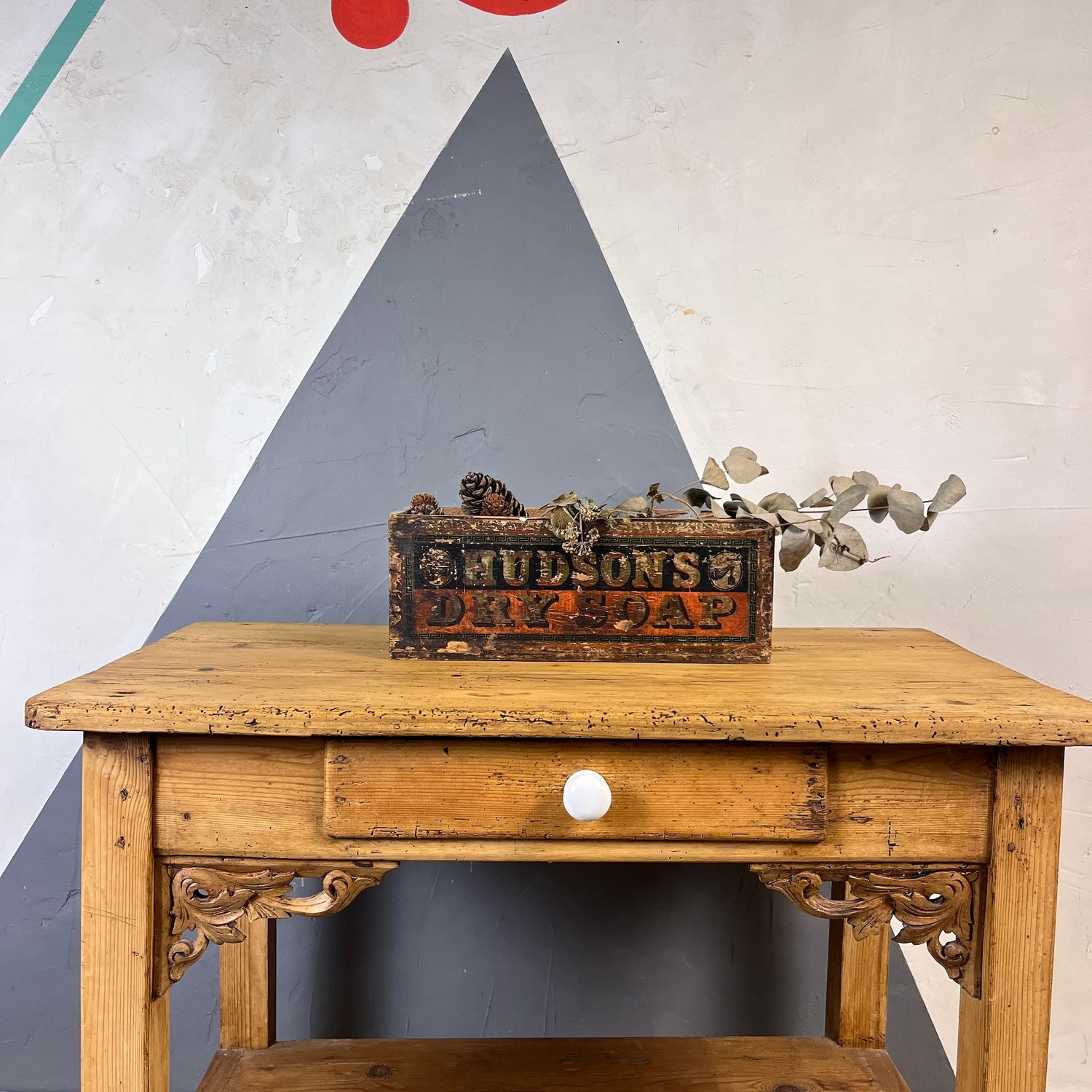 ​Victorian Pine Washstand Vanity Sideboard