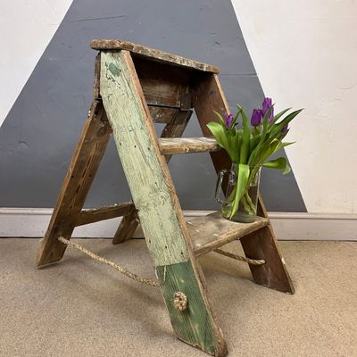 ​Vintage Wooden Step Ladder