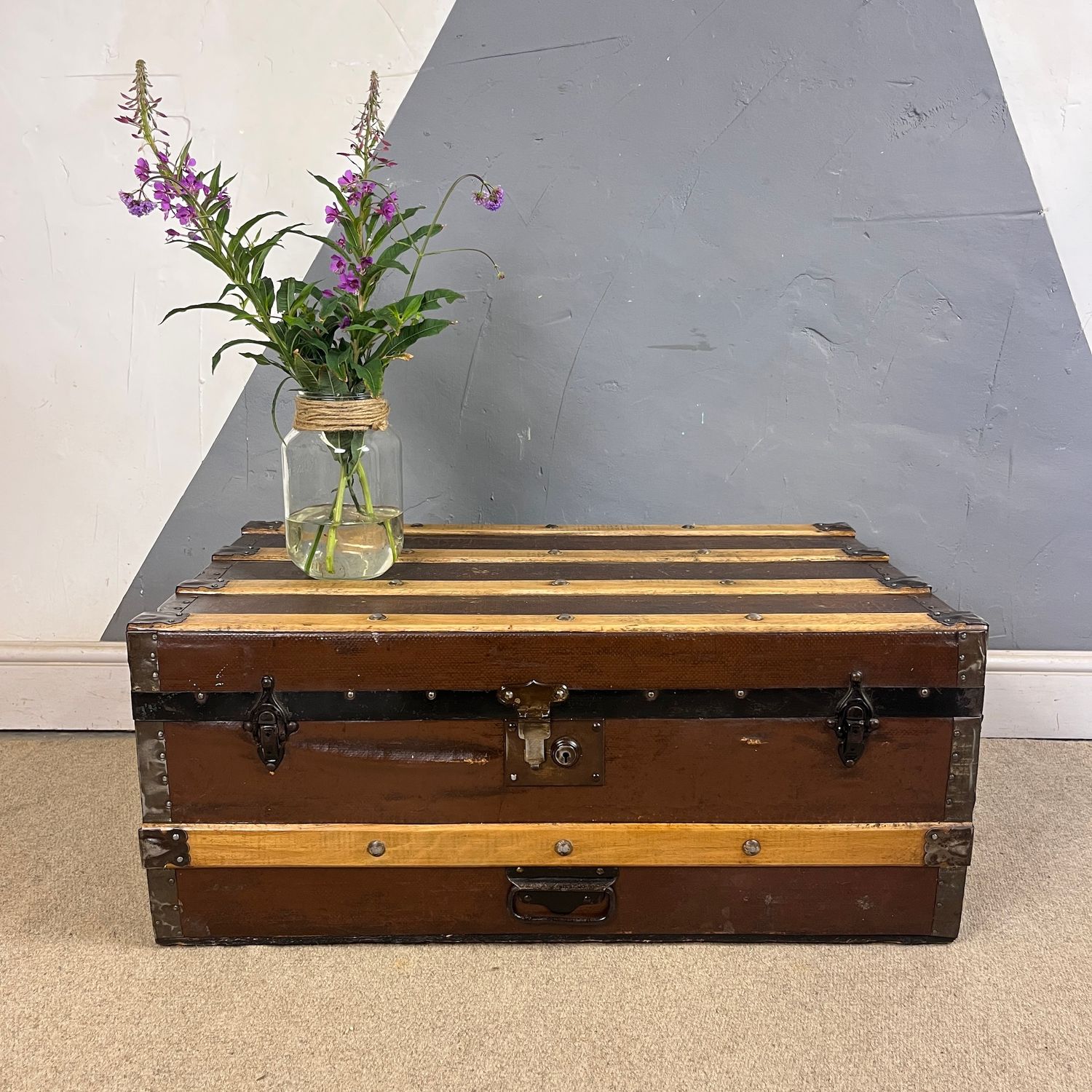 Antique Vintage Trunk Chest