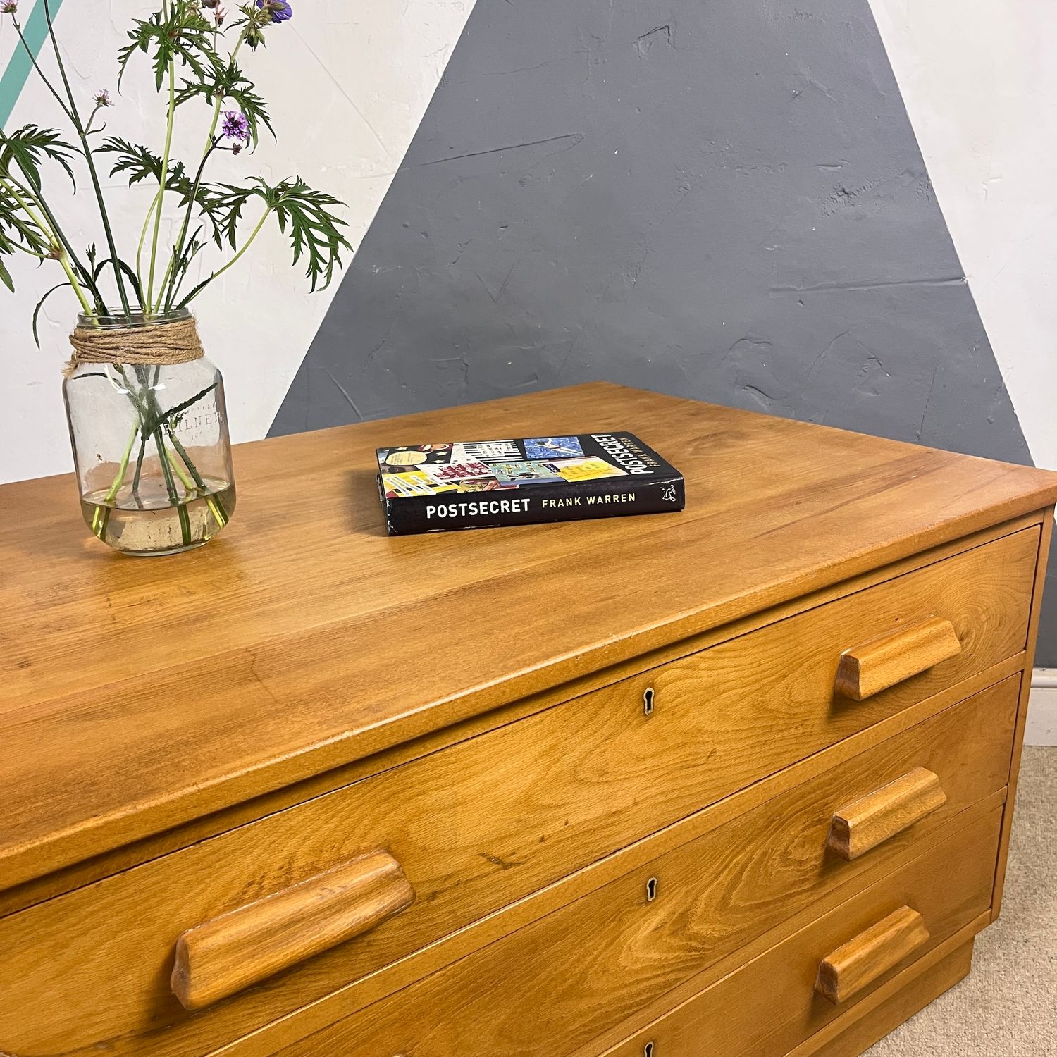 Mid Century Plans Chest