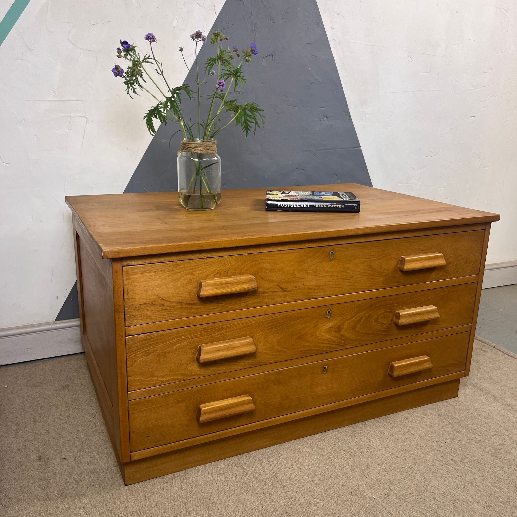 Mid Century Plans Chest