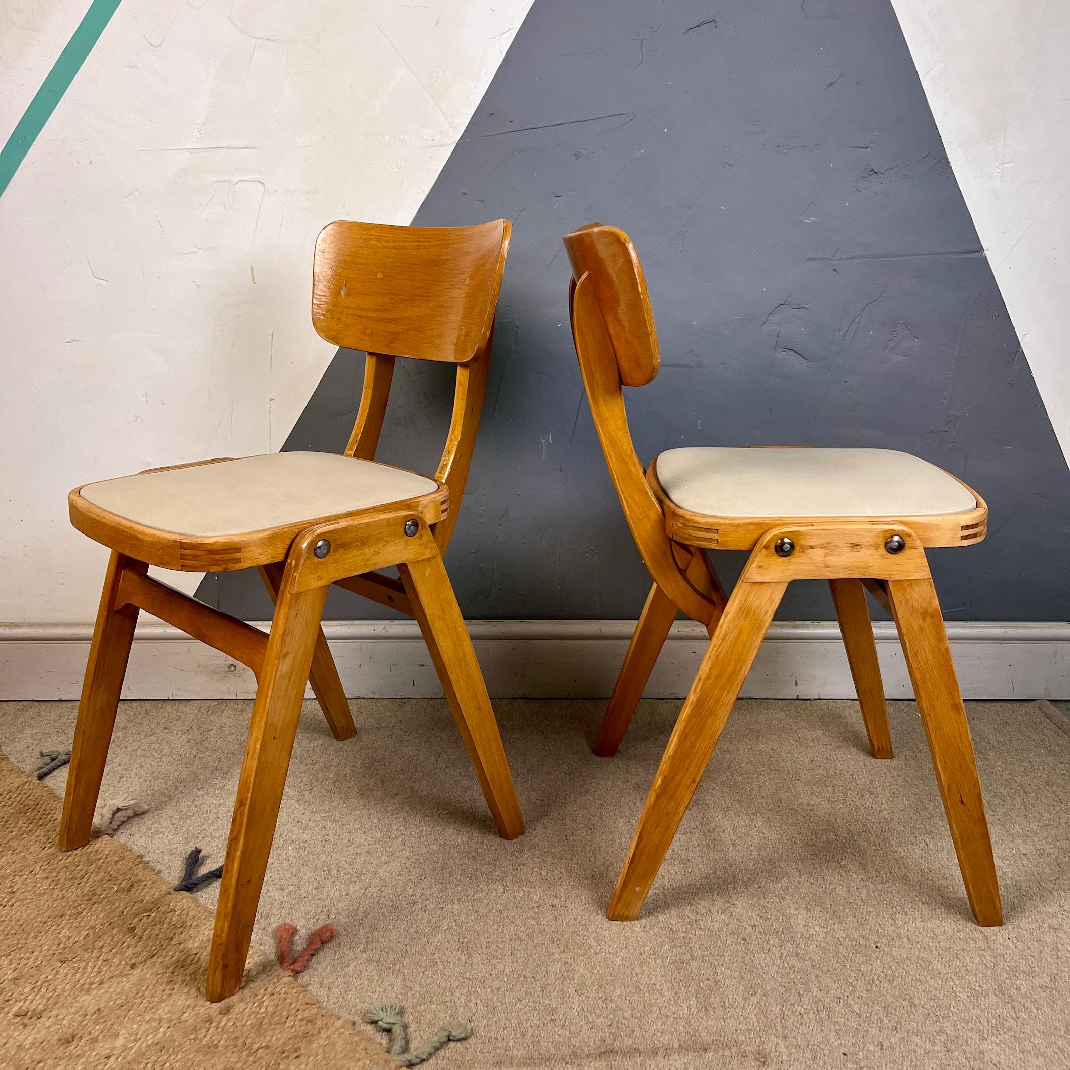 1960s Mid Century Centa Cafe Dining Chair