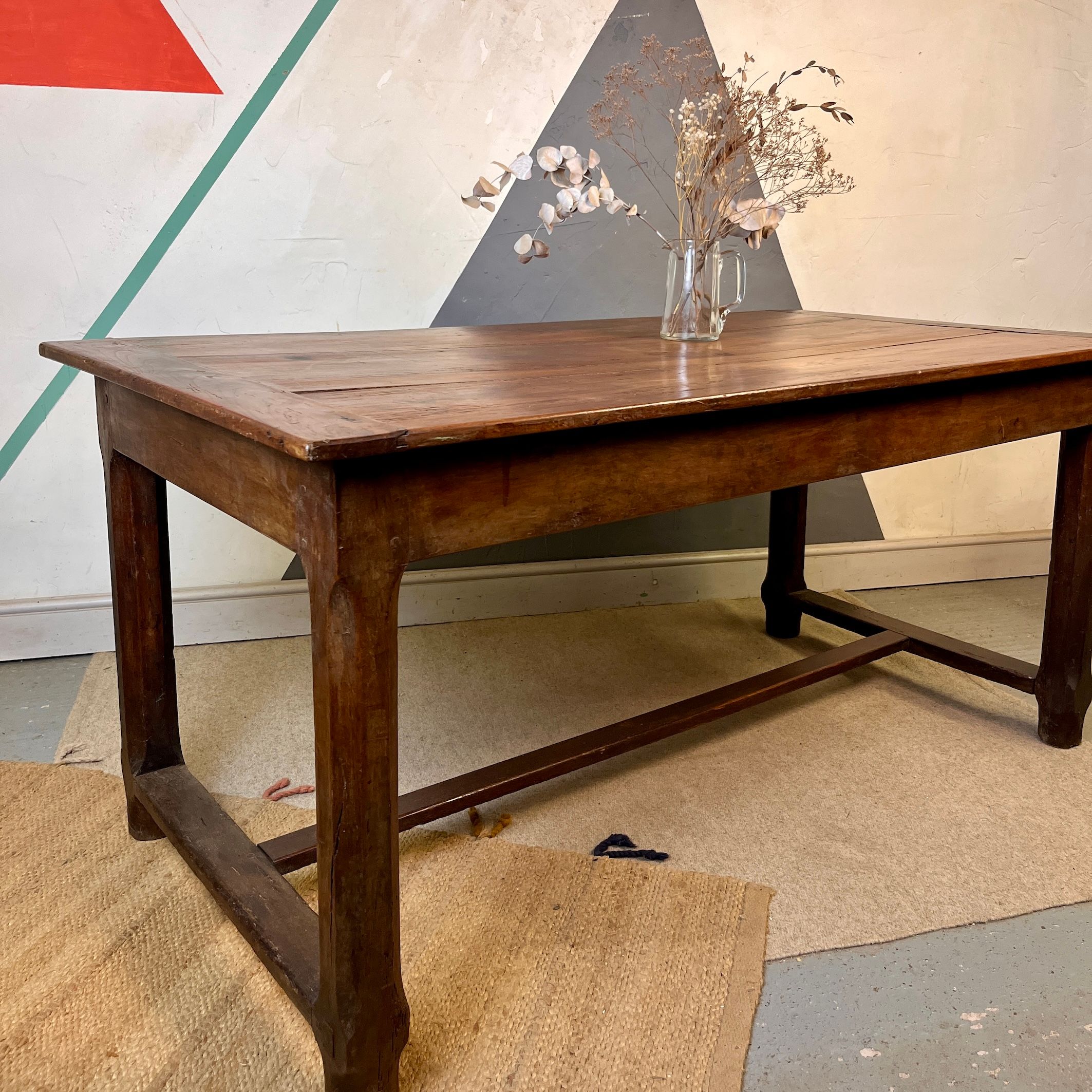 5ft Antique Victorian Kitchen Dining Table