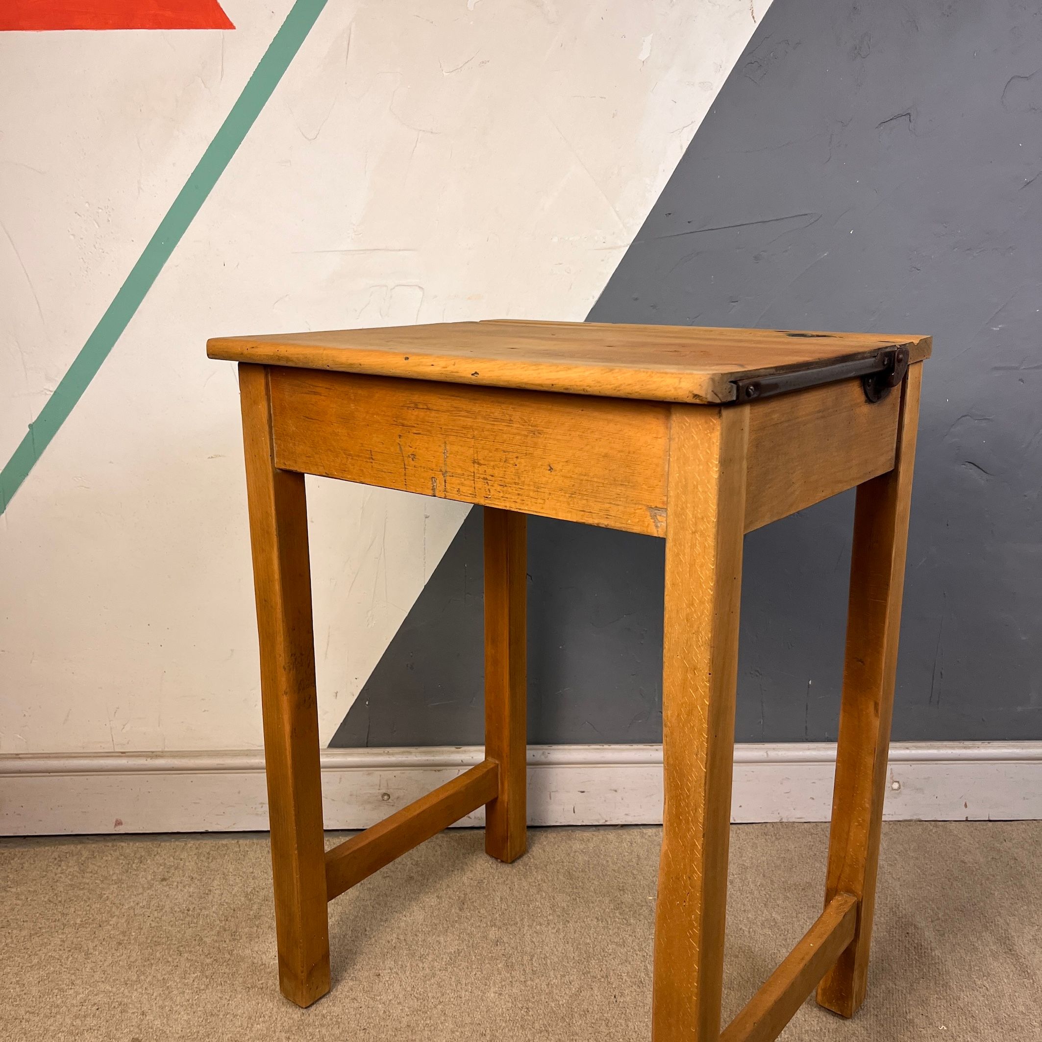 ​Adult Vintage Single School Desk