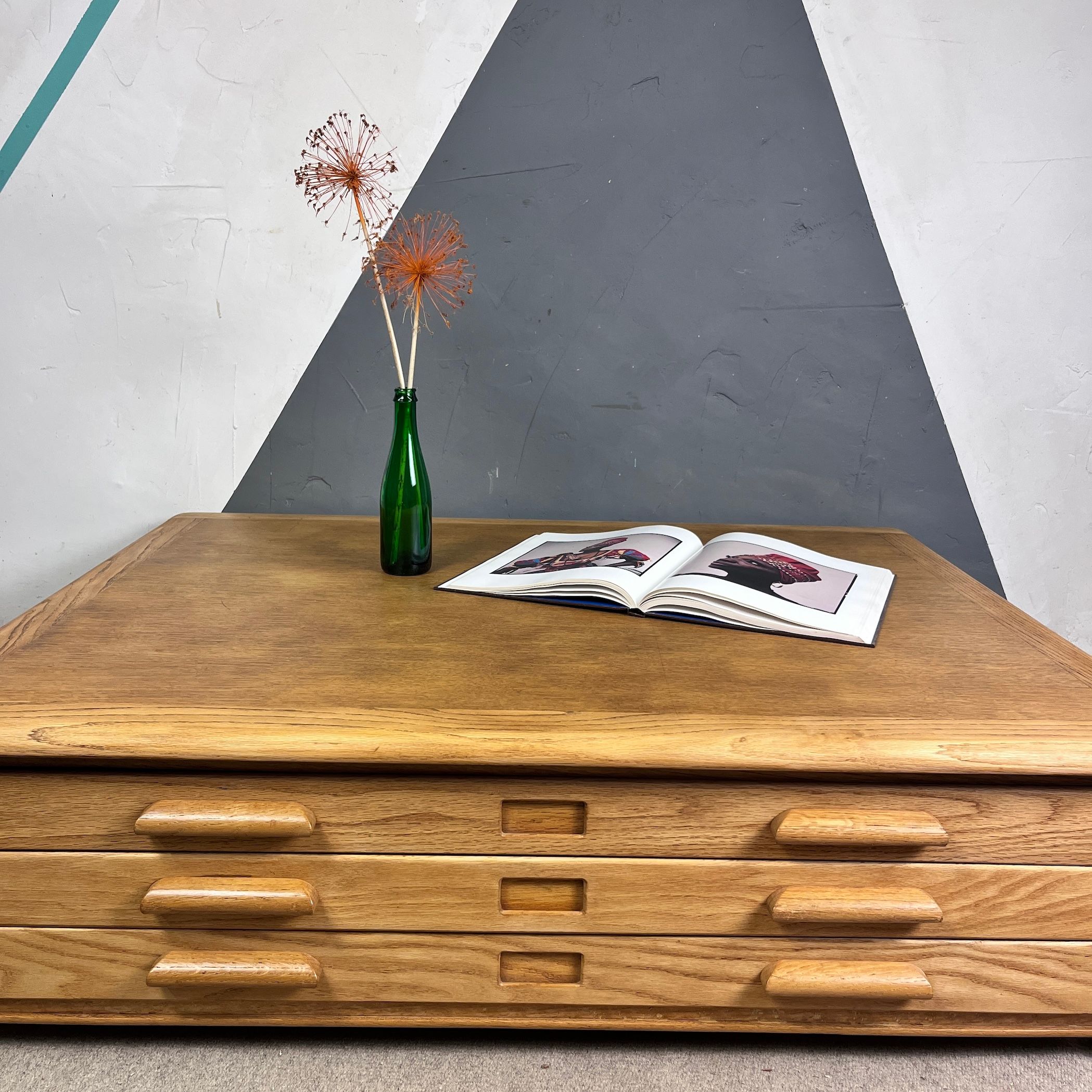 ​Architects Plan Chest Drawers Coffee Table Map Art Storage