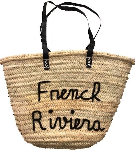 Panier French Riviera Noir