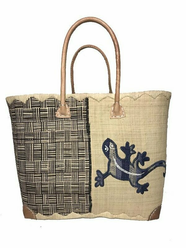 Panier Aravola 1 Lézard Noir Moyen Modèle