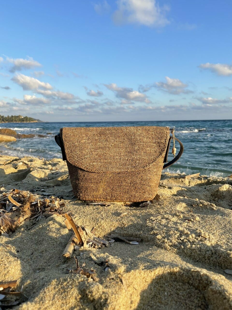 Sac Crochet Bandoulière Thé