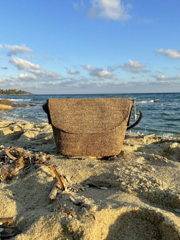 Sac Crochet Bandoulière Thé