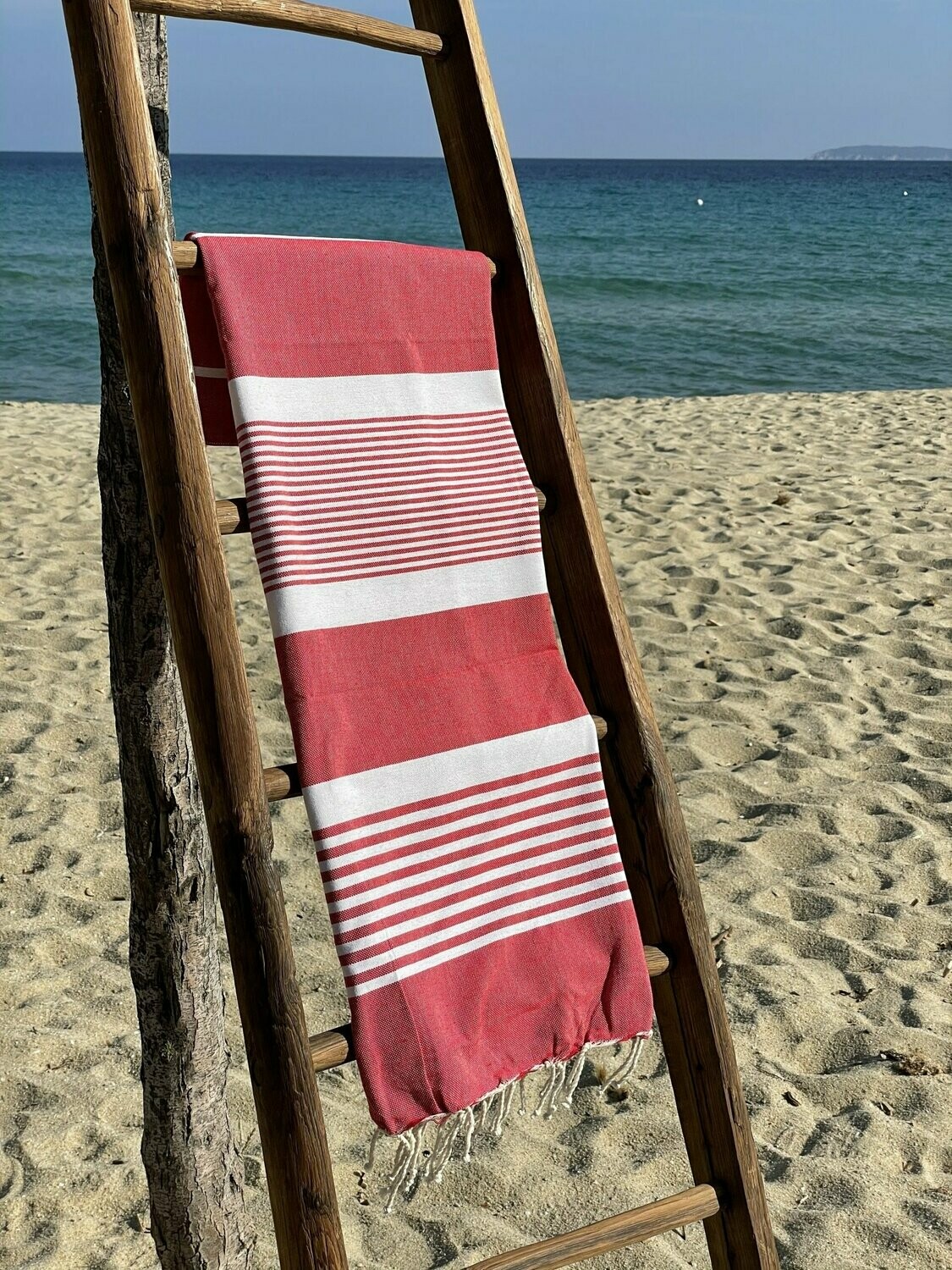 Fouta 100x200cm Arthur Rouge
