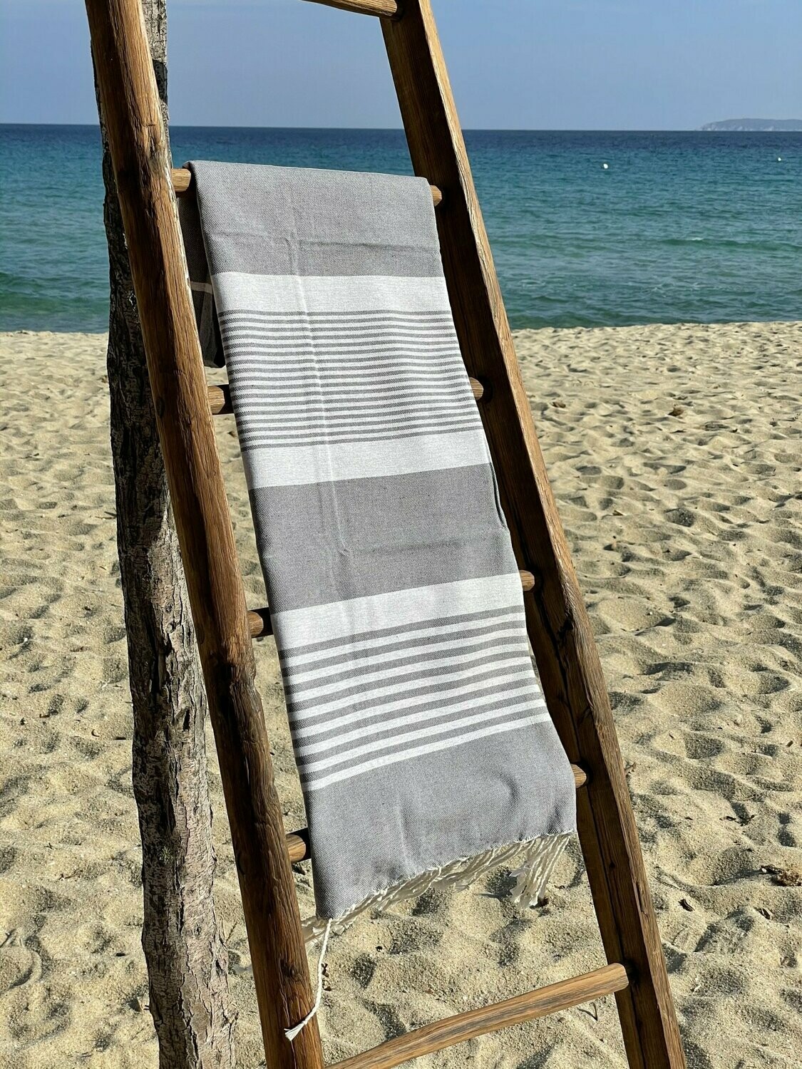 Fouta 100x200cm Arthur Gris/Gris