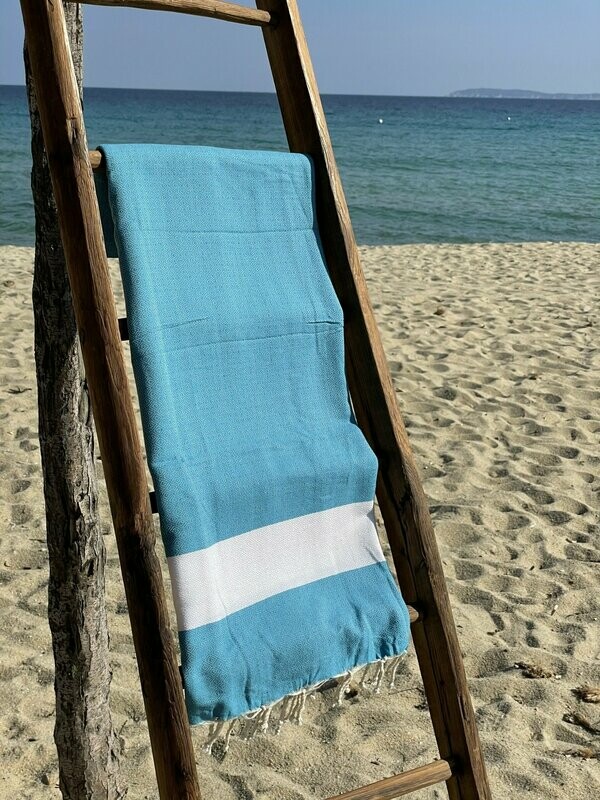 Fouta 100x200cm Diamant Turquoise