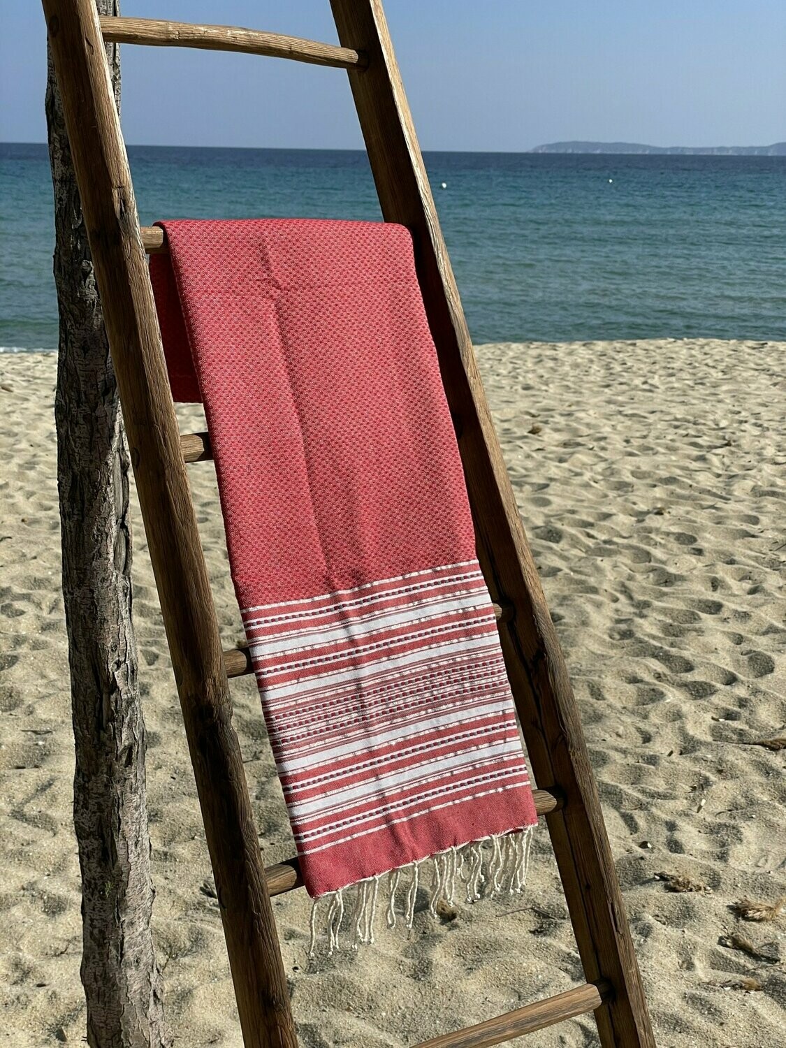 Fouta 100x200cm Foula Rouge