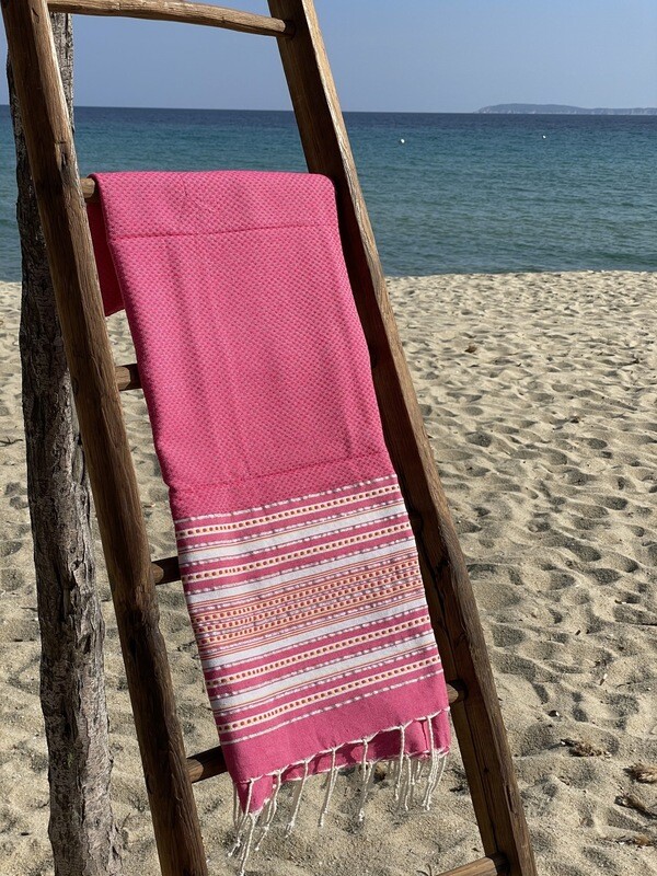 Fouta 100x200cm Foula Fushia